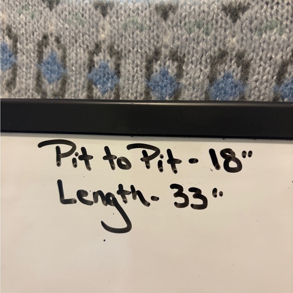 Maurices Gray Blue Knit Long Sleeve sweater Dress Winter size Medium - Picture 5 of 5